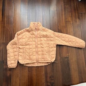 Free People FP Movement Poppy Packable Puffer Jacket Burnt Orange Size S